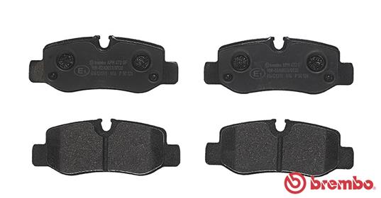 BREMBO P 50 126 - Комплект тормозных колодок, дисковый тормоз PRIME LINE