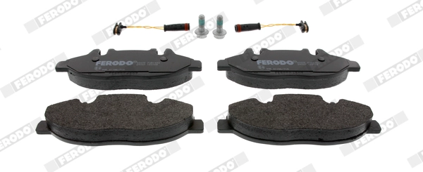 FERODO FVR1493 - Комплект тормозных колодок, дисковый тормоз PREMIER ECO FRICTION