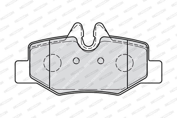 FERODO FVR1494 - Комплект тормозных колодок, дисковый тормоз PREMIER