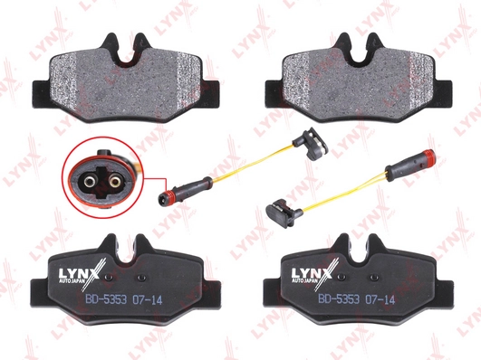 LYNXAUTO BD-5353 - Тормозные колодки 