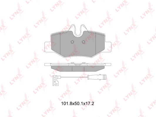 LYNXAUTO BD-5353 - Тормозные колодки 