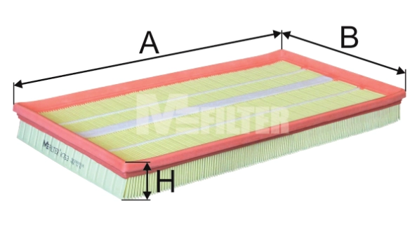 MFILTER K 763 - Воздушный фильтр