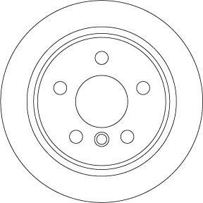 TRW DF6795 - Тормозные диски