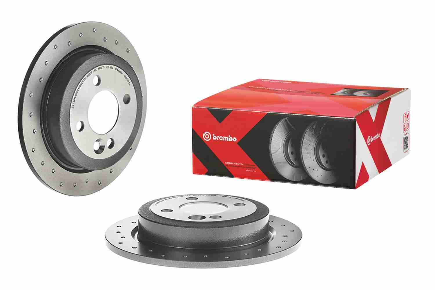 BREMBO 08.9163.1X - Тормозной диск XTRA LINE - Xtra