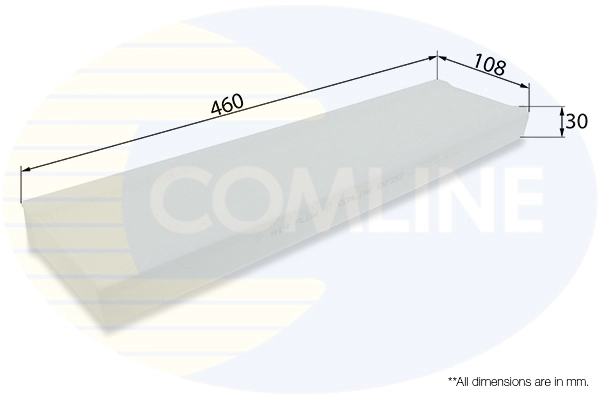 COMLINE EKF252 - Салонный фильтр