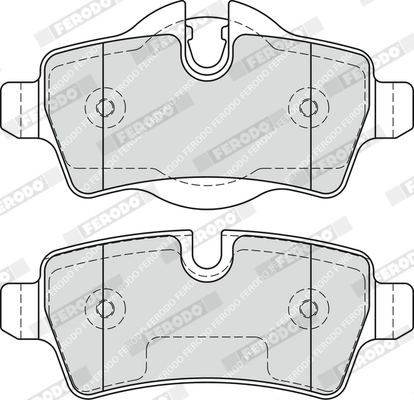 FERODO FDB1975 - Комплект тормозных колодок, дисковый тормоз PREMIER ECO FRICTION