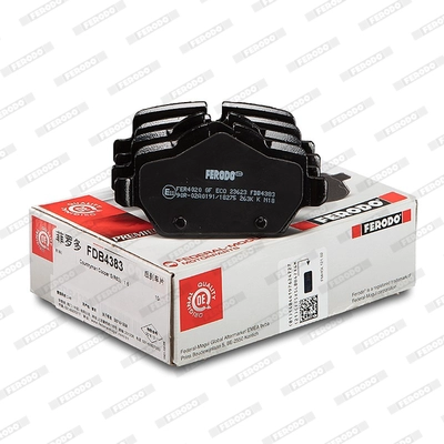 FERODO FDB4383 - Комплект тормозных колодок, дисковый тормоз PREMIER ECO FRICTION