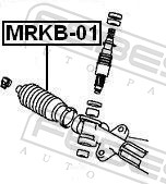 FEBEST MRKB-01 - Пыльник рулевой рейки
