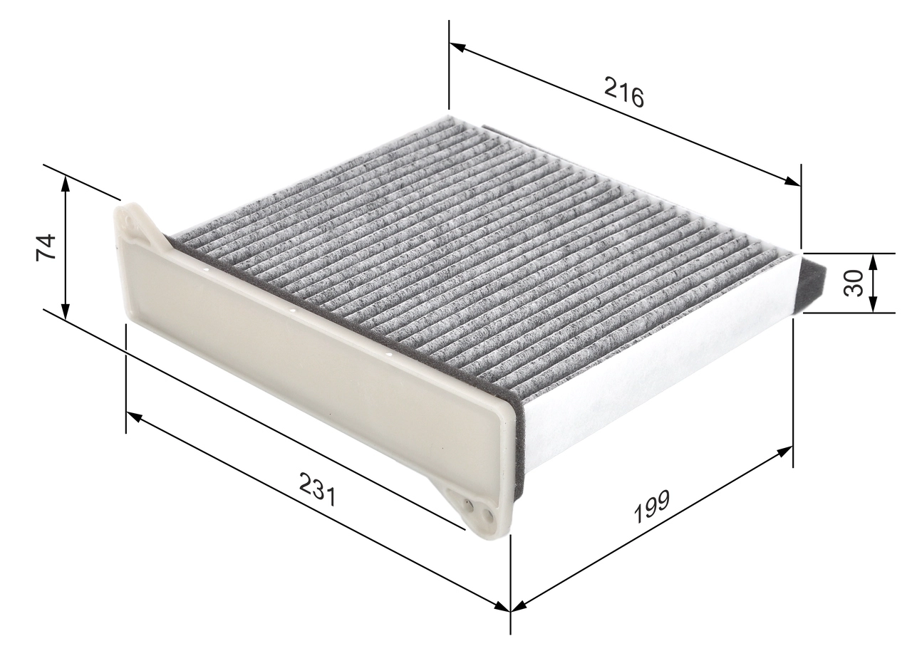 BOSCH 1 987 432 426 - Салонный фильтр