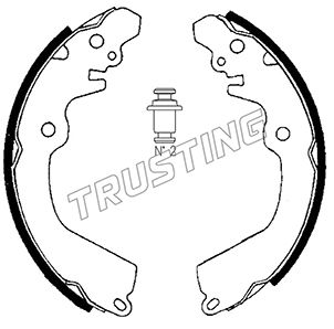 TRUSTING 064.167 - Барабанные колодки