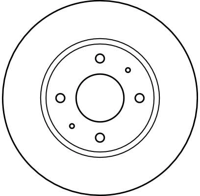 TRW DF4054 - Тормозные диски