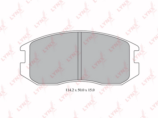 LYNXAUTO BD-5524 - Тормозные колодки 