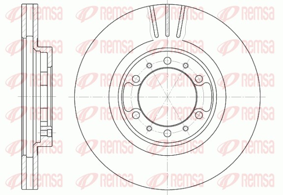 REMSA 6462.10 - Тормозные диски