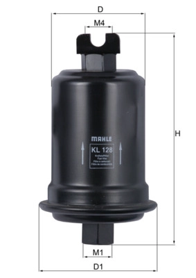 MAHLE KL 128 - Топливный фильтр