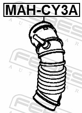 FEBEST MAH-CY3A - Воздушный патрубок