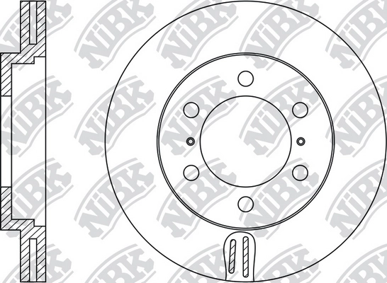 NIBK RN1188 - Тормозные диски