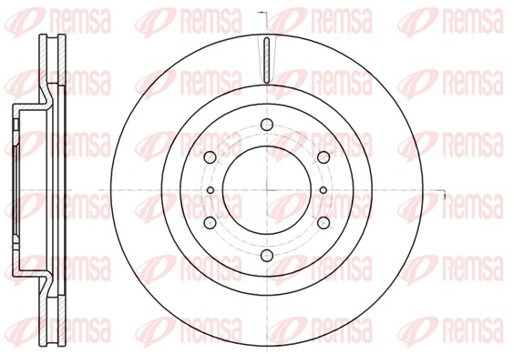 REMSA 61100.10 - Тормозные диски