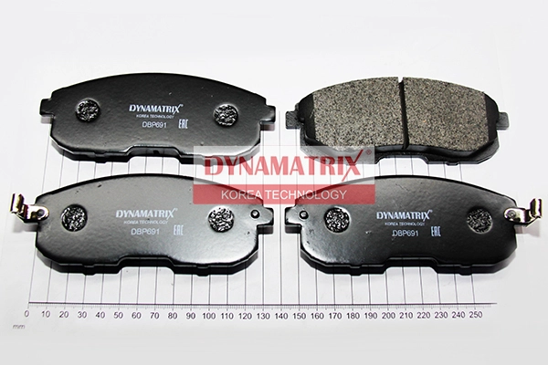 DYNAMATRIX DBP691 - Тормозные колодки 
