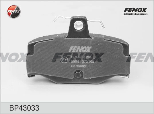 FENOX BP43033 - Тормозные колодки 