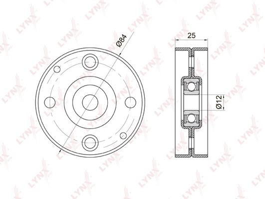 Натяжной ролик