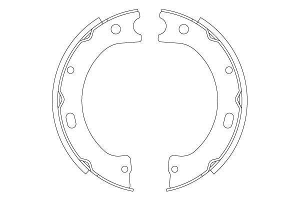 TRW GS8805 - Барабанные колодки