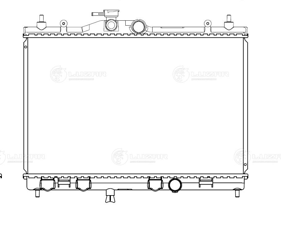 LUZAR LRc 141EE - Радиатор охлаждения