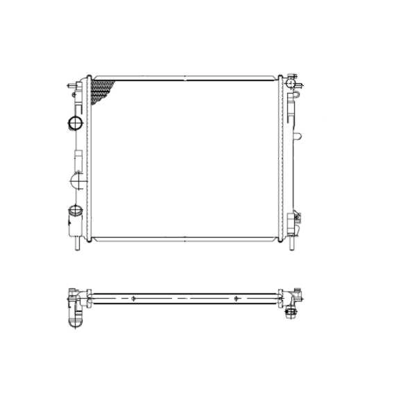 NRF 53210 - Радиатор охлаждения