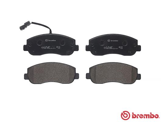 BREMBO P 68 062 - Комплект тормозных колодок, дисковый тормоз PRIME LINE