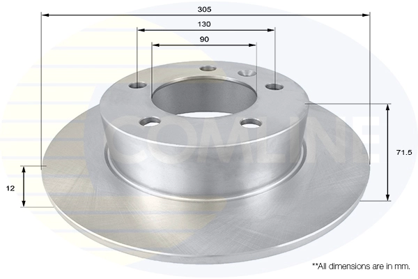 COMLINE ADC2700 - Тормозной диск Comline