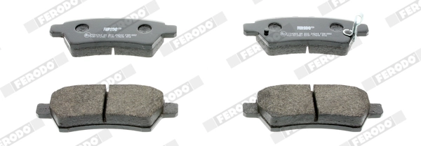 FERODO FDB1882 - Комплект тормозных колодок, дисковый тормоз PREMIER ECO FRICTION