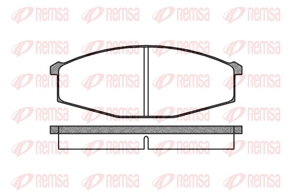 REMSA 0129.00 - Тормозные колодки 
