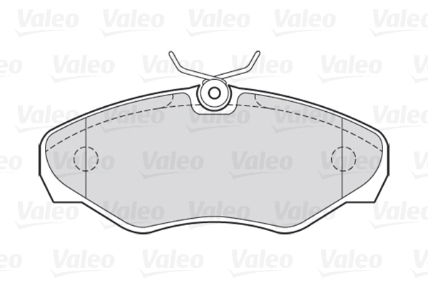 VALEO 301545 - Комплект тормозных колодок, дисковый тормоз FIRST