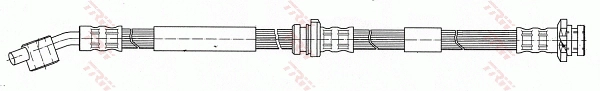 TRW PHD324 - Тормозные шланги