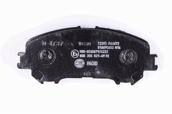 HELLA 8DB 355 021-691 - Тормозные колодки 
