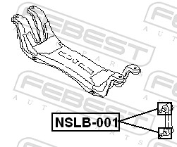 FEBEST NSLB-001 - Ремкомплект шаровой опоры