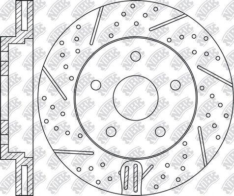NIBK RN1419DSET - Экономичный тормозной диск