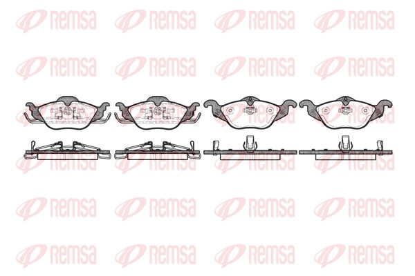 REMSA 0684.02 - Тормозные колодки 