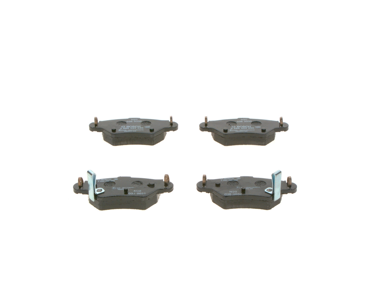 BOSCH 0 986 495 250 - Тормозные колодки 