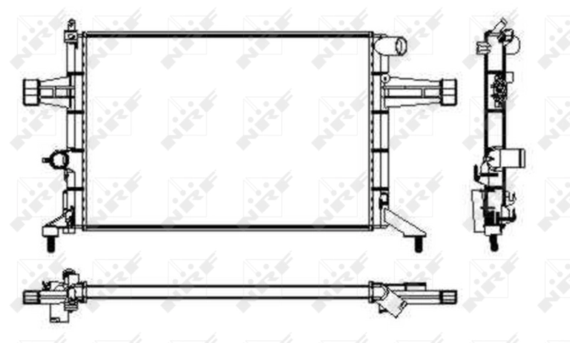 NRF 53628 - Радиатор охлаждения