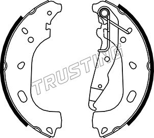 TRUSTING 073.177 - Барабанные колодки