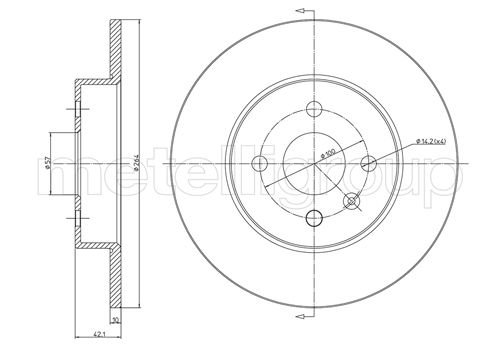 TRUSTING DF390 - Тормозные диски