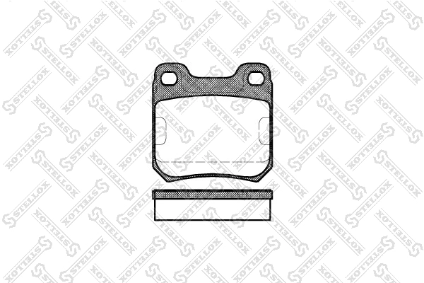 STELLOX 250 000-SX - Тормозные колодки 