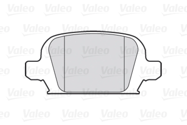 VALEO 301457 - Комплект тормозных колодок, дисковый тормоз FIRST