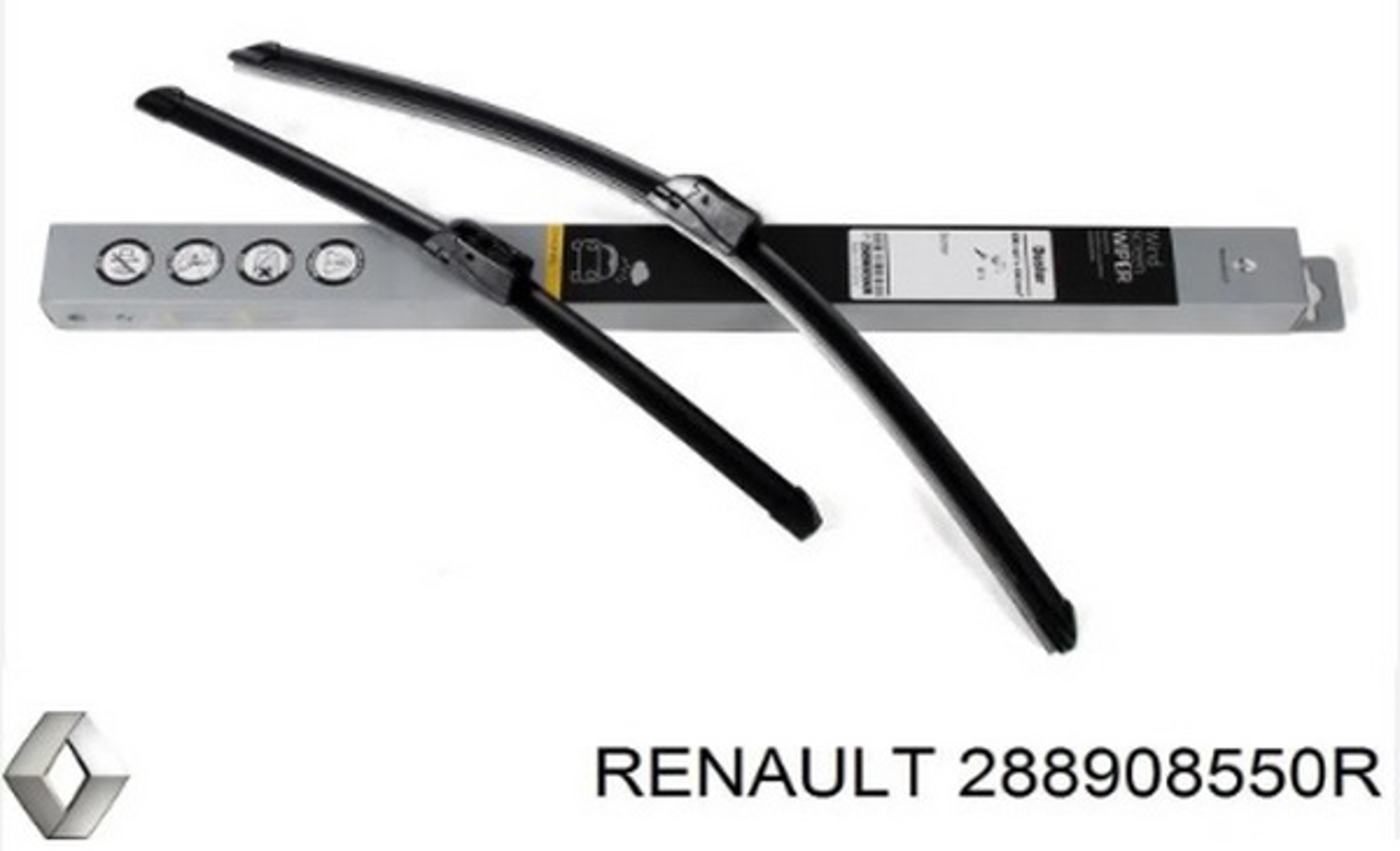 RENAULT 288908550r - щетки плоские! к-кт 2шт. 600/450mm\ Renault Duster
