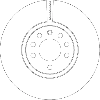 TRW DF4549 - Тормозные диски