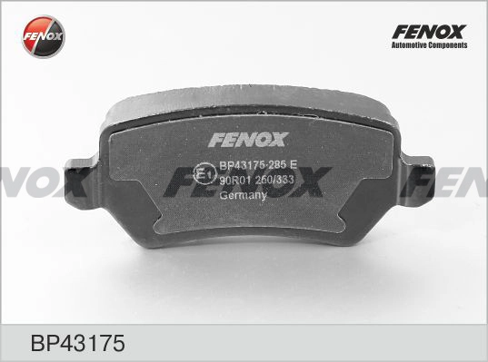 FENOX BP43175 - Тормозные колодки 