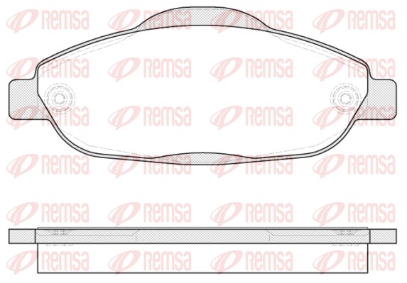 REMSA 1323.00 - Тормозные колодки 