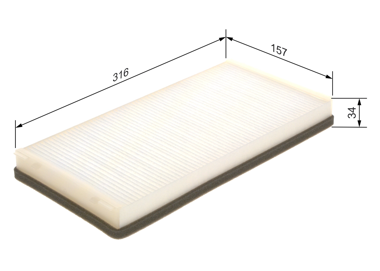 BOSCH 1 987 432 007 - Салонный фильтр