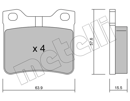 Тормозные колодки 