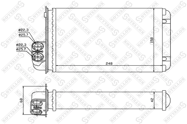 Радиатор печки